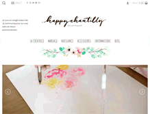 Tablet Screenshot of happy-chantilly.com